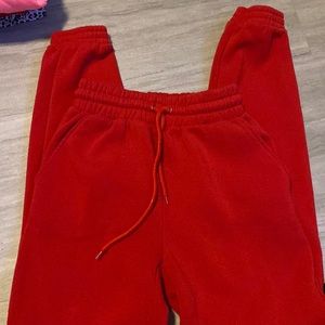 Red Sweatpants, Rue 21 size Xs.